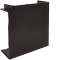 Angle plat queraz enclipsage direct pour GBD50131 RAL 9011 noir|Hager-HAGL43989011
