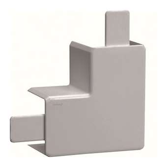 Angle plat lifea pour LF40040 RAL 7030 gris|Hager-HAGM58057030