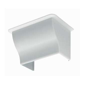 Sortie de plafond -Pour goulotte de distribution Viadis 60x60mm-PVC Blanc Artic|Planet wattohm-PLW16407