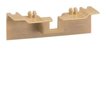 Pièce recouvrement support d'appareillage pour plinthe SL15100 chêne|Hager-HAGSL15100AFD5