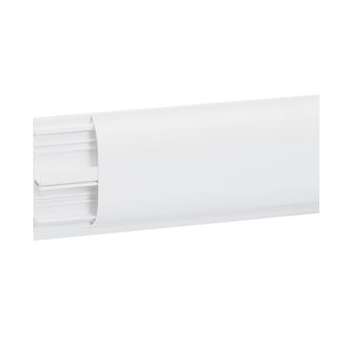 Plinthe DLPlus 80x20mm 2 compartiments 1 couvercle longueur 2m - blanc|Legrand-LEG030069