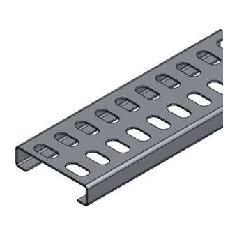 Rail Télex en C, 50mm, 3m, GC|Niedax France-NDX449103