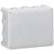 Boîte de dérivation rectangulaire - 180x140x86 mm - fermeture 1/4 de tour - gris