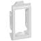 Support de plaque étroit pour paroi mince Batibox 1 module - blanc|Legrand-LEG080290