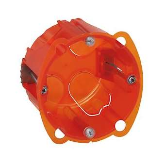 Boîte à encastrer Batibox multimatériaux - 1 poste profondeur 50mm|Legrand-LEG090505