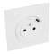 Prise 2P+T Surface + chargeur USB Type-C dooxie one livrée complet avec griffes
