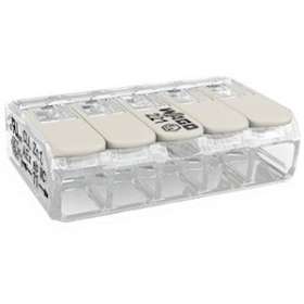 Borne WAGO Ex e 221 Mini 5x4mm² à leviers souple & rigide|Wago contact-WAG221-485