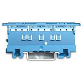 Adaptateur de fixation pour série 221 4mm² bleu|Wago contact-WAG221-500-000-006