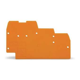 Plaque d'extrémité et intermédiaire 3C IK/AK/ Gris|Wago contact-WAG270-319