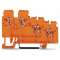 Borne alimentation pour actionneur 3C / Orange / Commun -