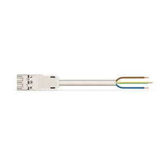 Cordon Mâle/- 3G 1,5 HO5VVF Blanc 5 m|Wago contact-WAG771-9993-206-502