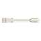 Cordon Mâle/- 3G 1,5 HO5VVF Blanc 5 m