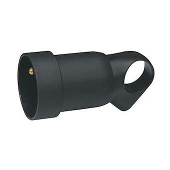 Prolongateur plastique 2P+T 16A à anneau avec étiquette avec Gencod - noir|Legrand-LEG050108