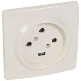 Socle 3P+T à vis avec éclips de protection dimensions 95x95mm|Legrand-LEG055455
