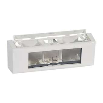 Cadre Mosaic 6 modules pour toutes moulures DLPlus - blanc|Legrand-LEG031614