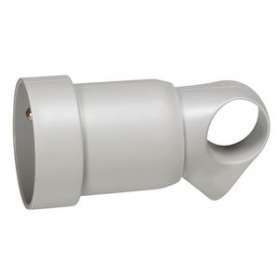 Prolongateur plastique 2P+T 16A à anneau avec étiquette avec Gencod - gris|Legrand-LEG050106