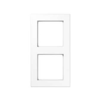 Cadre 2 postes / Acréation Blanc|Jung france-IUNAC582BFWW