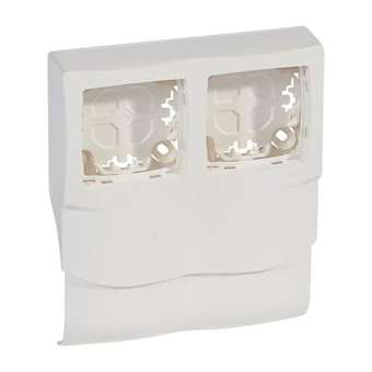 Cadre Appareillage saillie 2 postes pose long plinthes DLPlus épaisseur 20mm|Legrand-LEG031451