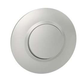 Interrupteur ou va-et-vient dooxie complet avec plaque déco - aluminium|Legrand-LEG095080