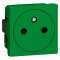 Prise de courant Surface Mosaic - 2P+T - 2 modules - vert antimicrobien|Legrand-LEG078704