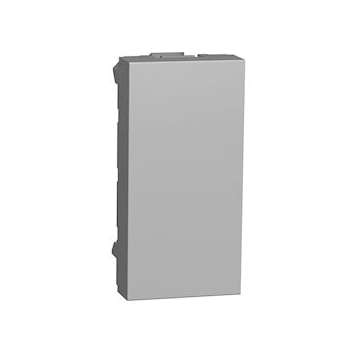 Unica - obturateur - 1 module - Alu - mécanisme seul|Schneider Electric-SCHNU986530