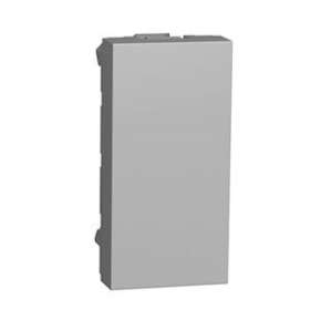 Unica - obturateur - 1 module - Alu - mécanisme seul|Schneider Electric-SCHNU986530