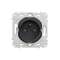 Ovalis - prise de courant - 2P+T - 16A - sans plaque de finition -Anthracite