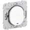 Ovalis - interrupteur va et vient - 10AX - lumineux - sans plaque Blanc
