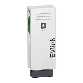 EVlink parking - borne sur pied - 2 prises T2S - 22kW|Schneider Electric-SCHEVF2S22P44