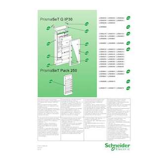 PrismaSeT - rail surbaissé appareillage modulaire - NSXm - coffret Pack 160|Schneider Electric-SCHLVS03008