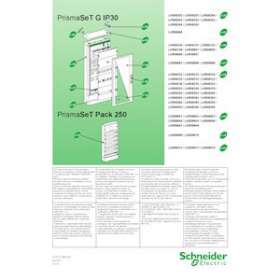 PrismaSeT - rail surbaissé appareillage modulaire - NSXm - coffret Pack 160|Schneider Electric-SCHLVS03008