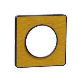 Odace Touch - Plaque de finition Kvadrat 1 poste - Ocre/Cob|Schneider Electric-SCHS550802KY
