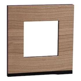 Unica Pure - plaque de finition - Chêne liseré Anthracite - 1 poste|Schneider Electric-SCHNU600284