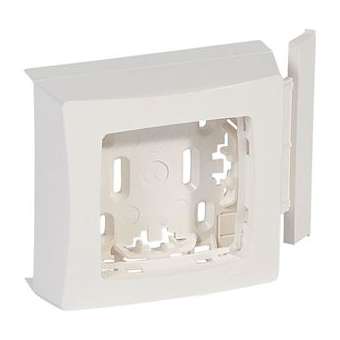 Cadre Appareillage saillie 1 poste pour moulure DLPlus épaisseur 12,5mm - blanc|Legrand-LEG031405