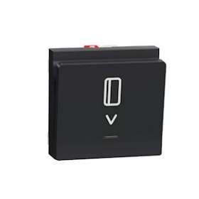 Unica - commande à carte NO/NF - 10A - 2 modules - Anthracite - mécanisme seul|Schneider Electric-SCHNU328354