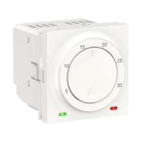 Unica - thermostat chauffage / climatisation - 8A - Blanc - méca seul|Schneider Electric-SCHNU350118