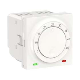 Unica - thermostat pour plancher chauffant - 10A - Blanc - méca seul|Schneider Electric-SCHNU350318