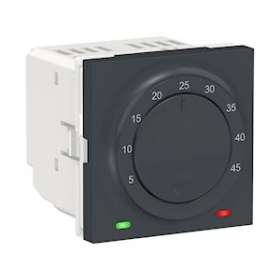 Unica - thermostat pour plancher chauffant - 10A - Anthracite - méca seul|Schneider Electric-SCHNU350354