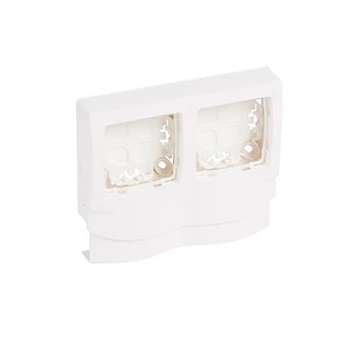 Cadre saillie 2 postes pour pose le long moulures DLP hauteur 16mm|Legrand-LEG031416