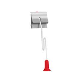 Unica - interrupteur à corde NO/NF - 10A - 2 modules - Alu - mécanisme seul|Schneider Electric-SCHNU322630