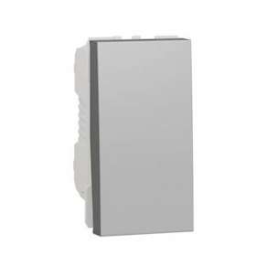 Unica - va-et-vient - 16A - bornier à vis - 1 mod - Alu - méca seul|Schneider Electric-SCHNU316330