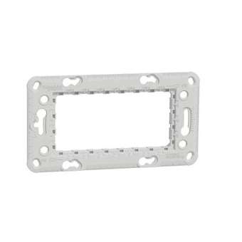 Unica - support de fixation 4 modules - zamac|Schneider Electric-SCHNU7104