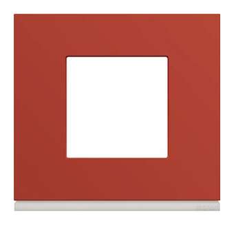 Plaque gallery plastique peint 1 poste eglantine|Hager-HAGWXP0602