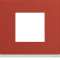 Plaque gallery plastique peint 1 poste eglantine|Hager-HAGWXP0602
