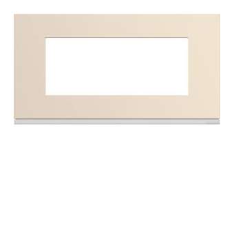 Plaque gallery plastique peint 5 modules entraxe 71mm dune|Hager-HAGWXP0305