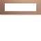 Plaque gallery plastique peint 8 modules entraxe 71mm rosé|Hager-HAGWXP0508