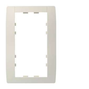 kallysta classic plaque 2 postes verticale entraxe 57 Dune|Hager-HAGWK416