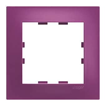 Kallysta pop plaque 1 poste coloris Cassis|Hager-HAGWKN531