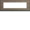Plaque gallery 8 modules entraxe 71mm pecan|Hager-HAGWXP2408