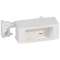 Cadre app.saillie 1 poste étroit - pose sur moulure DLPlus 20/32x12,5 - blanc